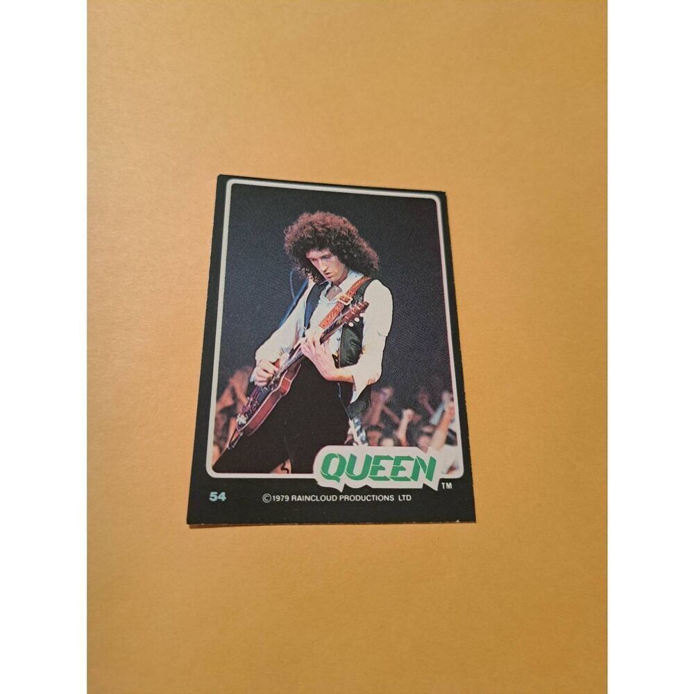 Vintage 1979 Raincloud Productions Queen Trading Card #54 Rock Band Memorabilia